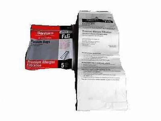 Genuine eureka sanitaire style f & g vacuum bags premium allergen type vac oem [15 bags]