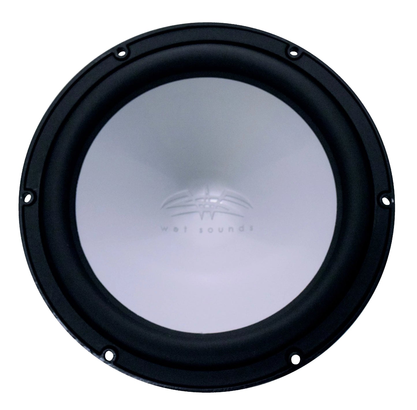 Two wet sounds revo 10" subwoofers & grills - black subwoofers & black closed face sw grills - 4 ohm