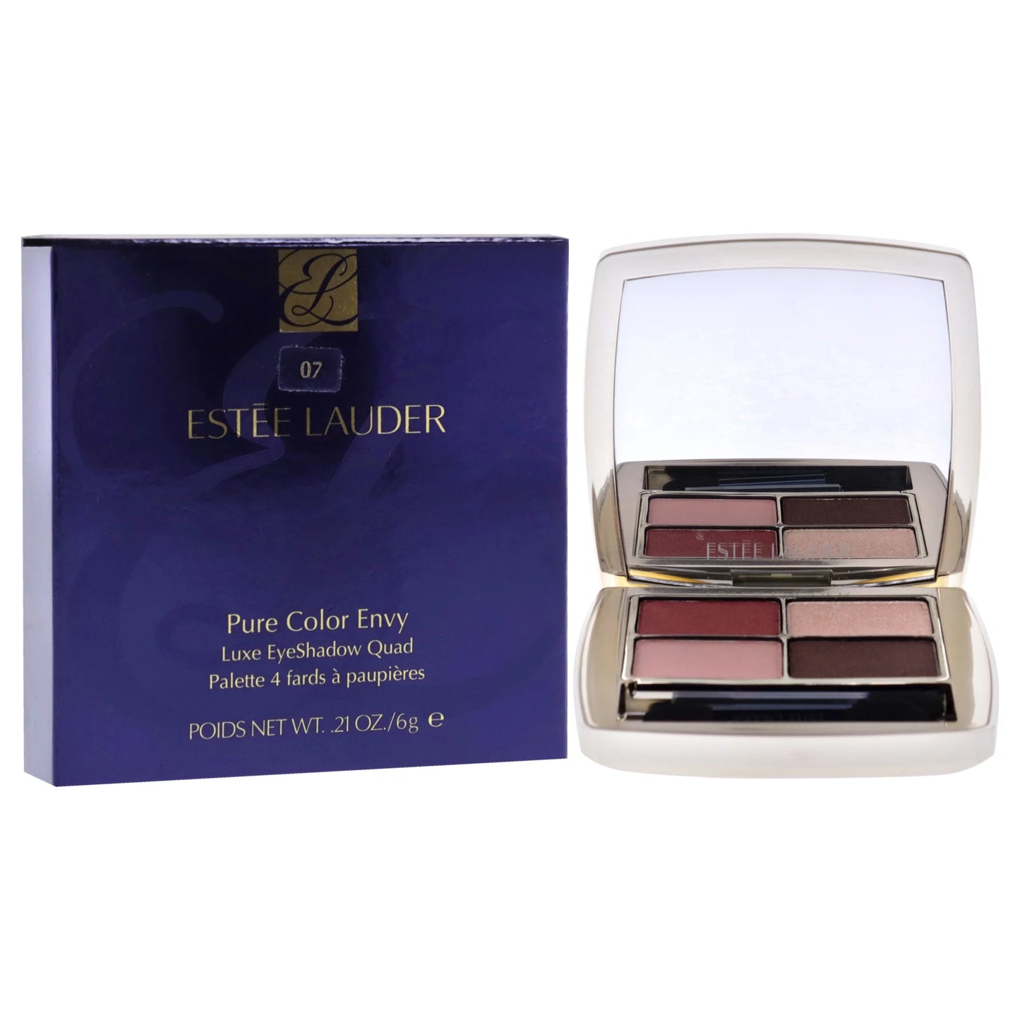 Estee lauder pure color envy luxe eyeshadow quad - 07 boho rose , 0.21 oz eye shadow