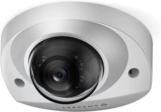 Amcrest 5-megapixel wedge ip poe ai camera, security ip camera outdoor, built-in microphone, human & vehicle detection, perimeter protection, 98ft night vision, 130° fov, 5mp@20fps ip5m-w1150ew-ai