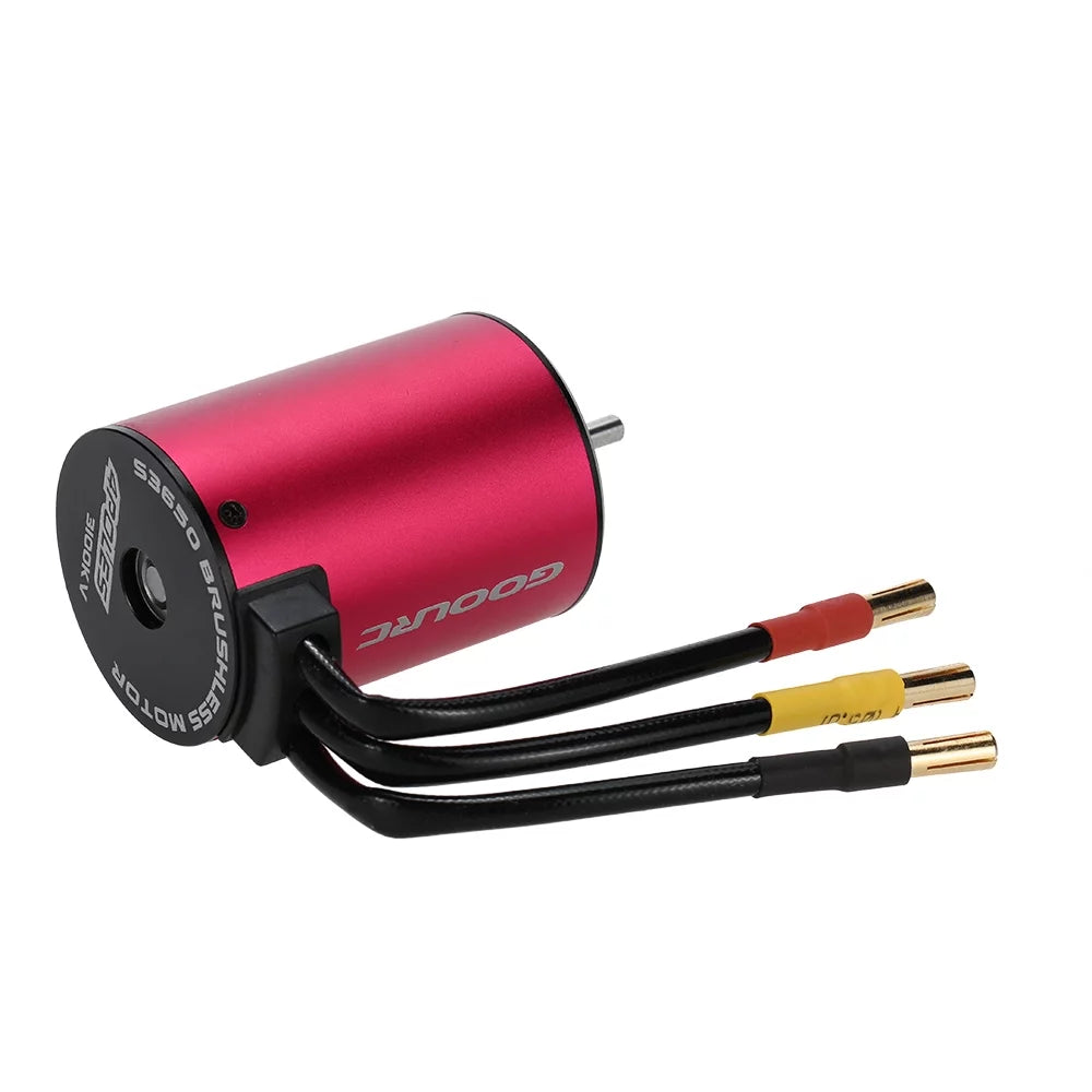 Goolrc esc,motor 1/10s3650 3100kv 4 poles motor eryue poles motor 1/10 3100kv 4 poles 3100kv motor s3650 car 3650 motor rookin car coolrc motor