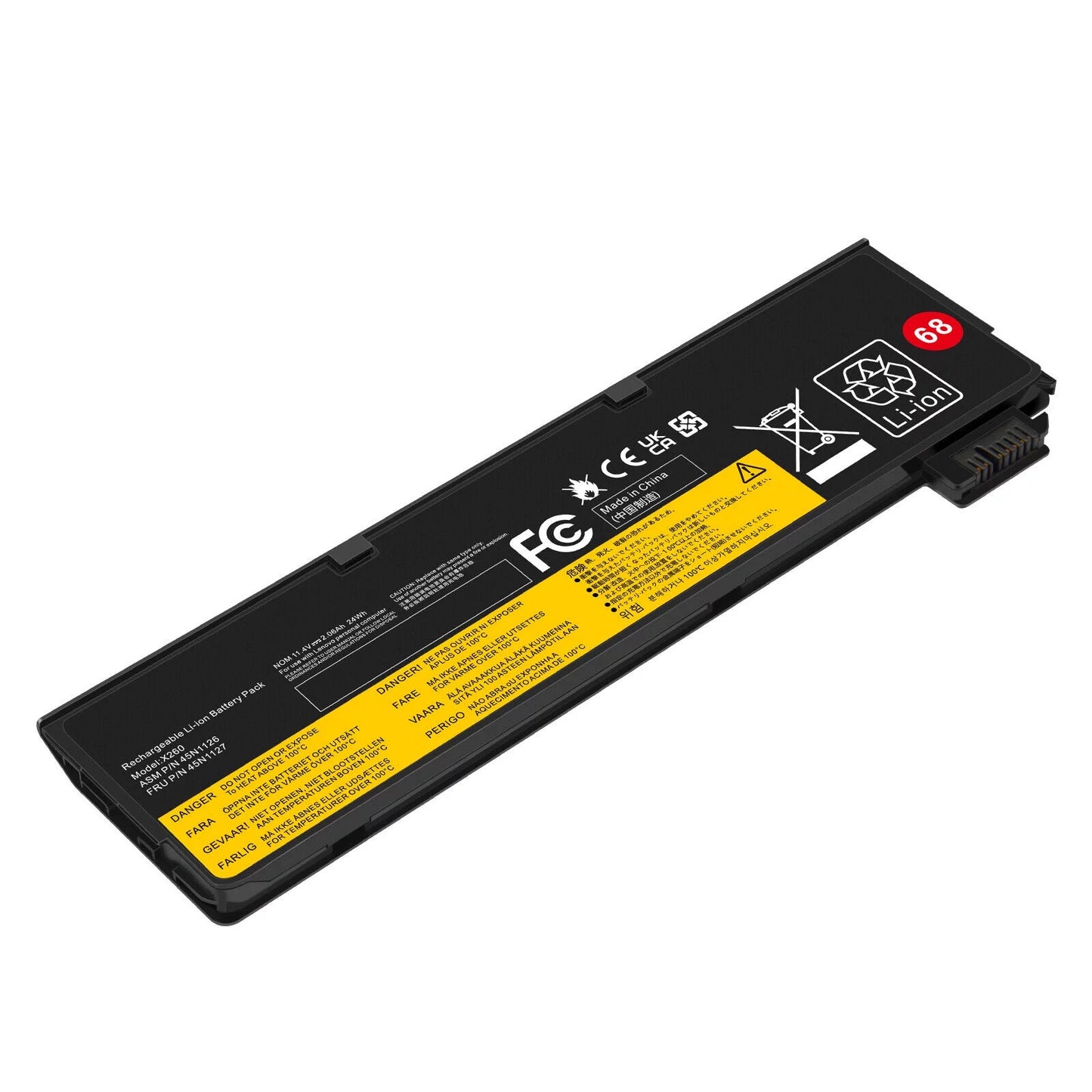 Battery for lenovo thinkpad x240 x240s x250 x260 x270 t440 t440s t450 t450s 68