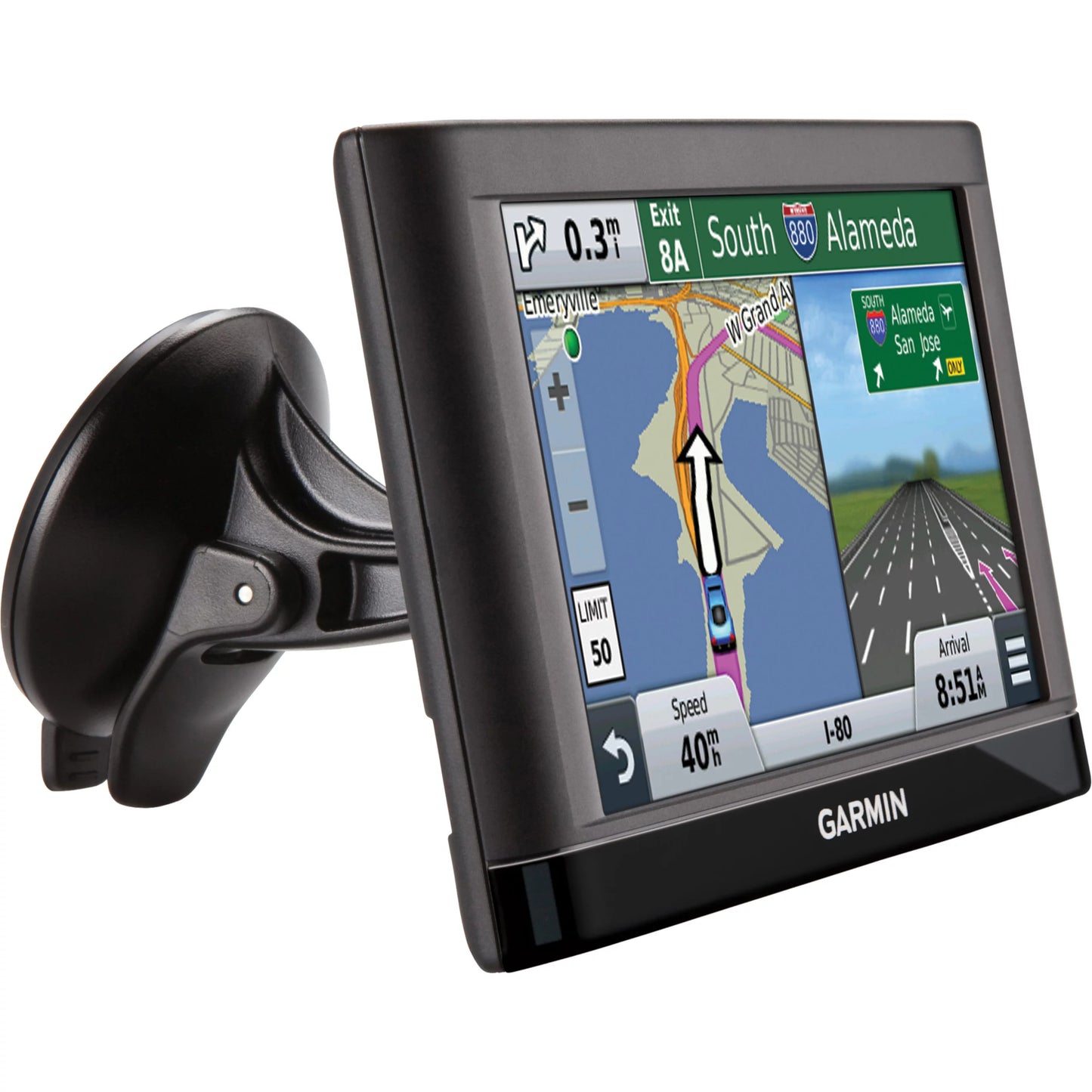 Garmin nuvi 55lmt5" gps navigation system with lifetime maps and traffic