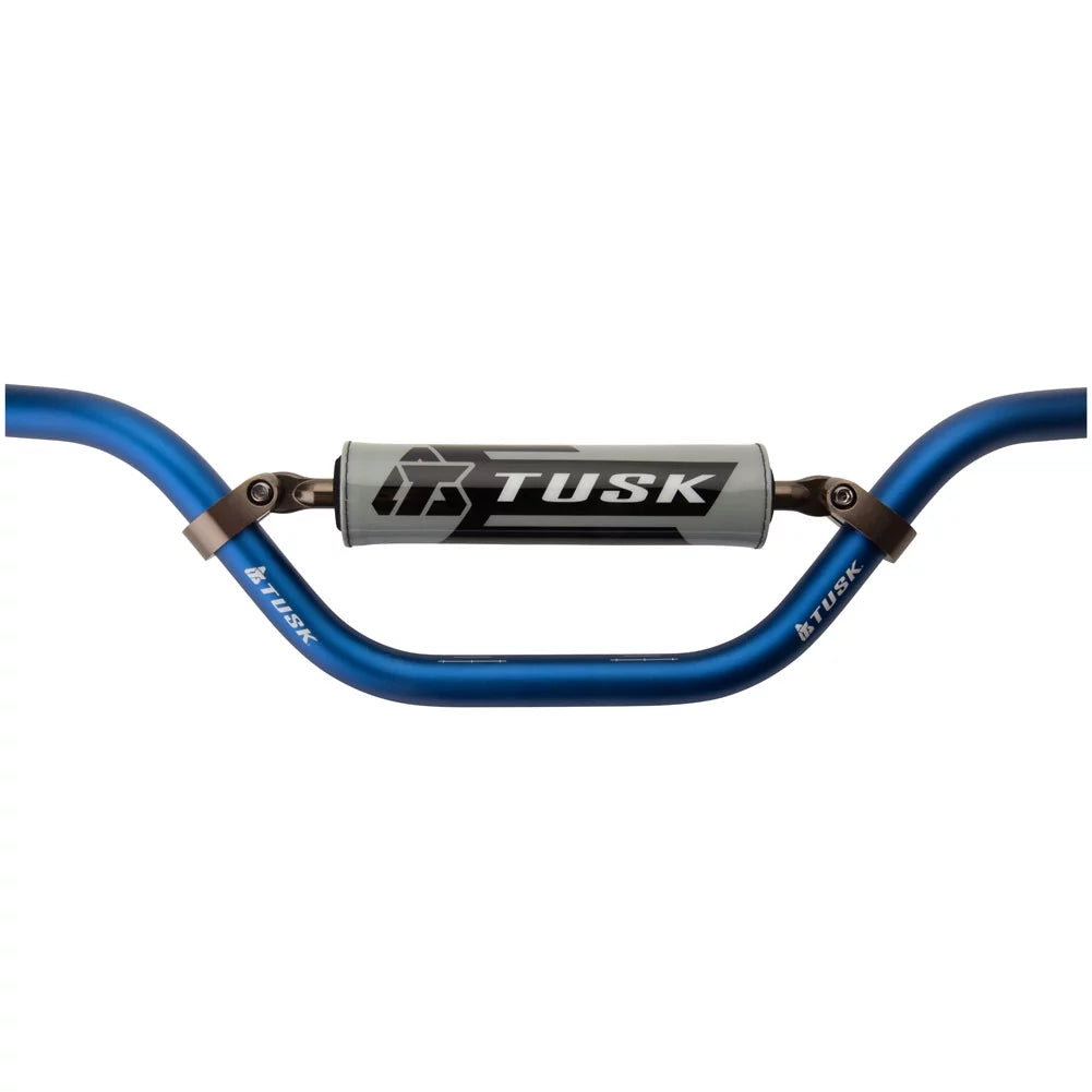 Tusk t-10 aluminum 7/8" handlebar rm mini bend blue for lem lx4 2000