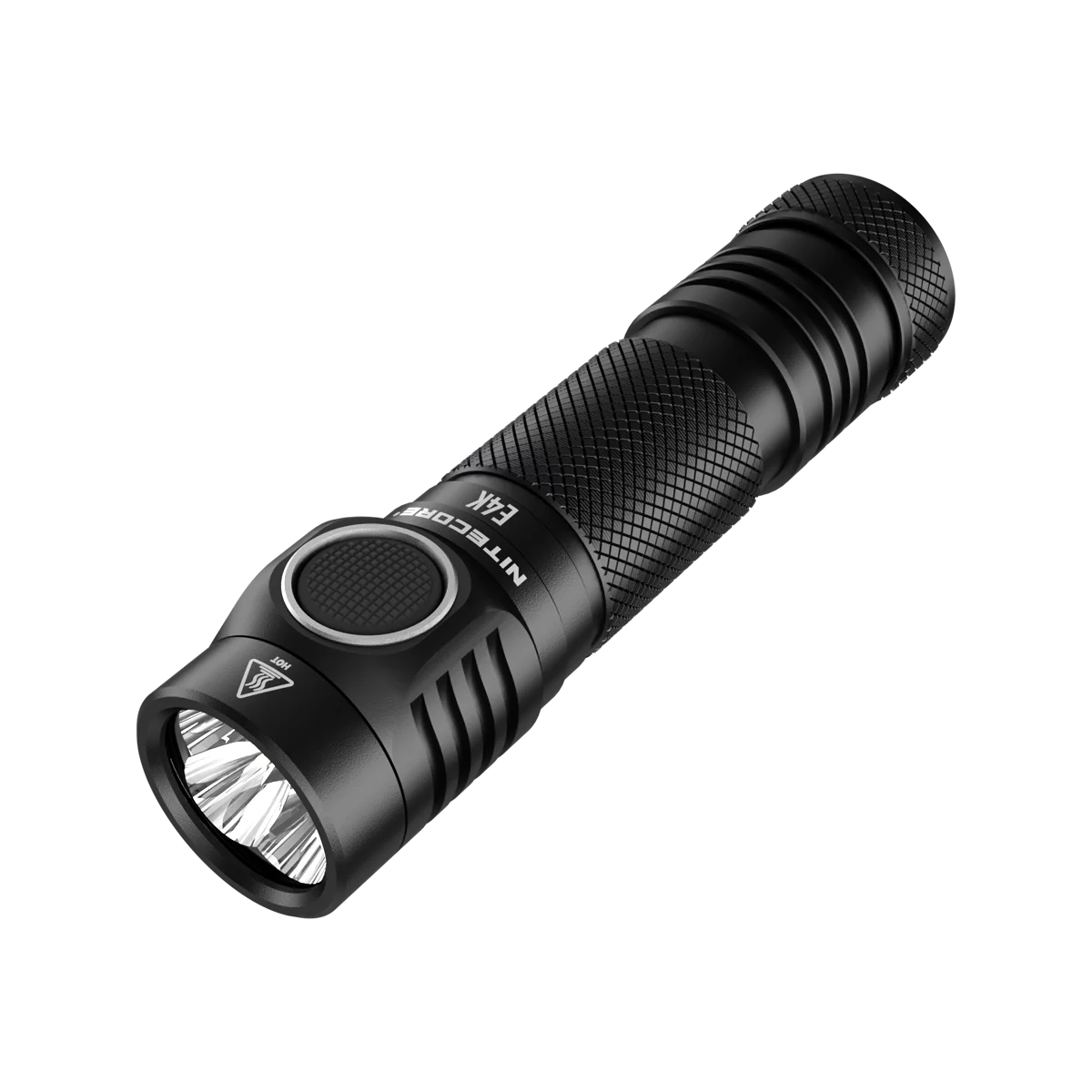 Combo: nitecore e4k flashlight -1x nitecore 21700 rechargeable li-ion battery included w/offset mount