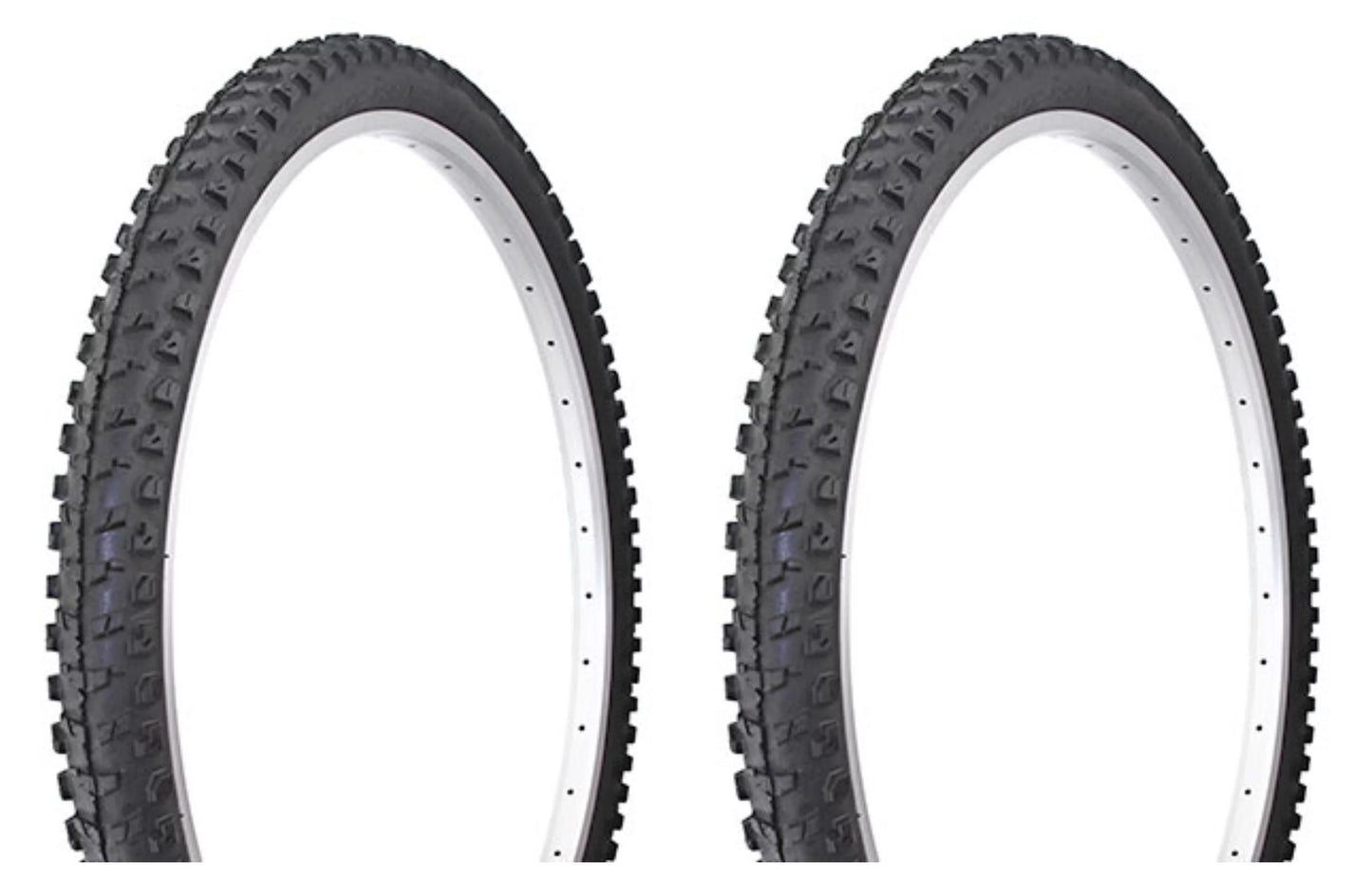 Tire set. 2 tires. two tires duro 27.5" x 2.20" black/black side wall db-1075.