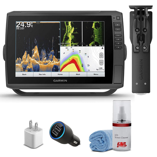 Garmin echomap ultra 106sv with gt56uhd-tm transducer with 6ave travel & cleaning kit