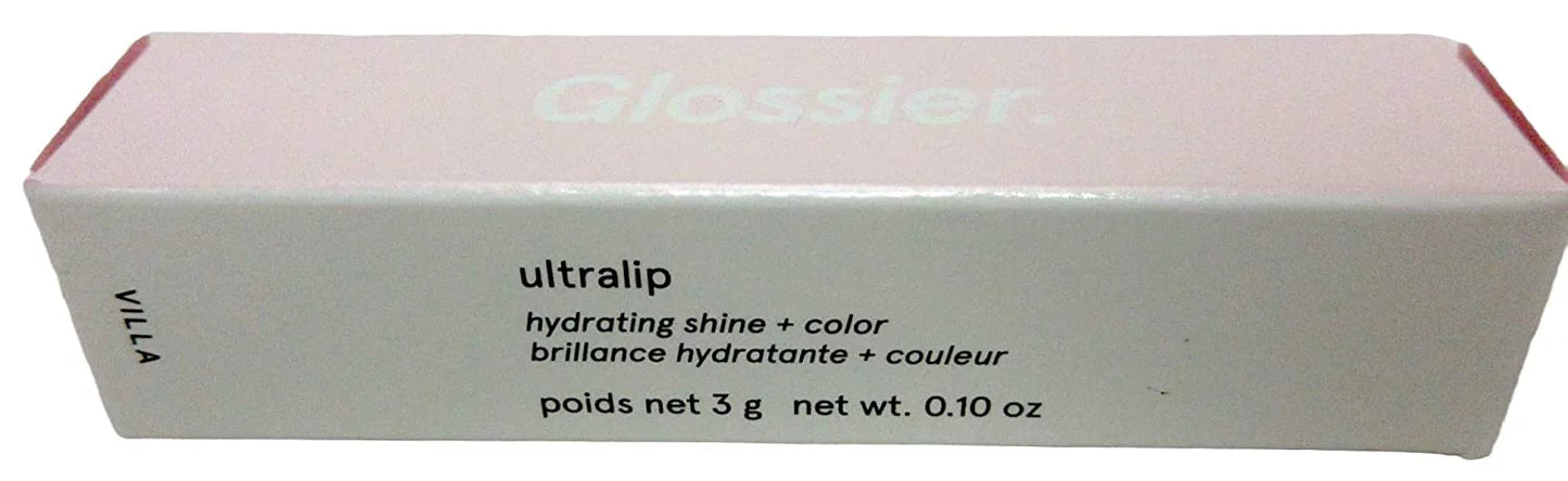 Glossier ultralip high shine lipstick with hyaluronic acid- villa