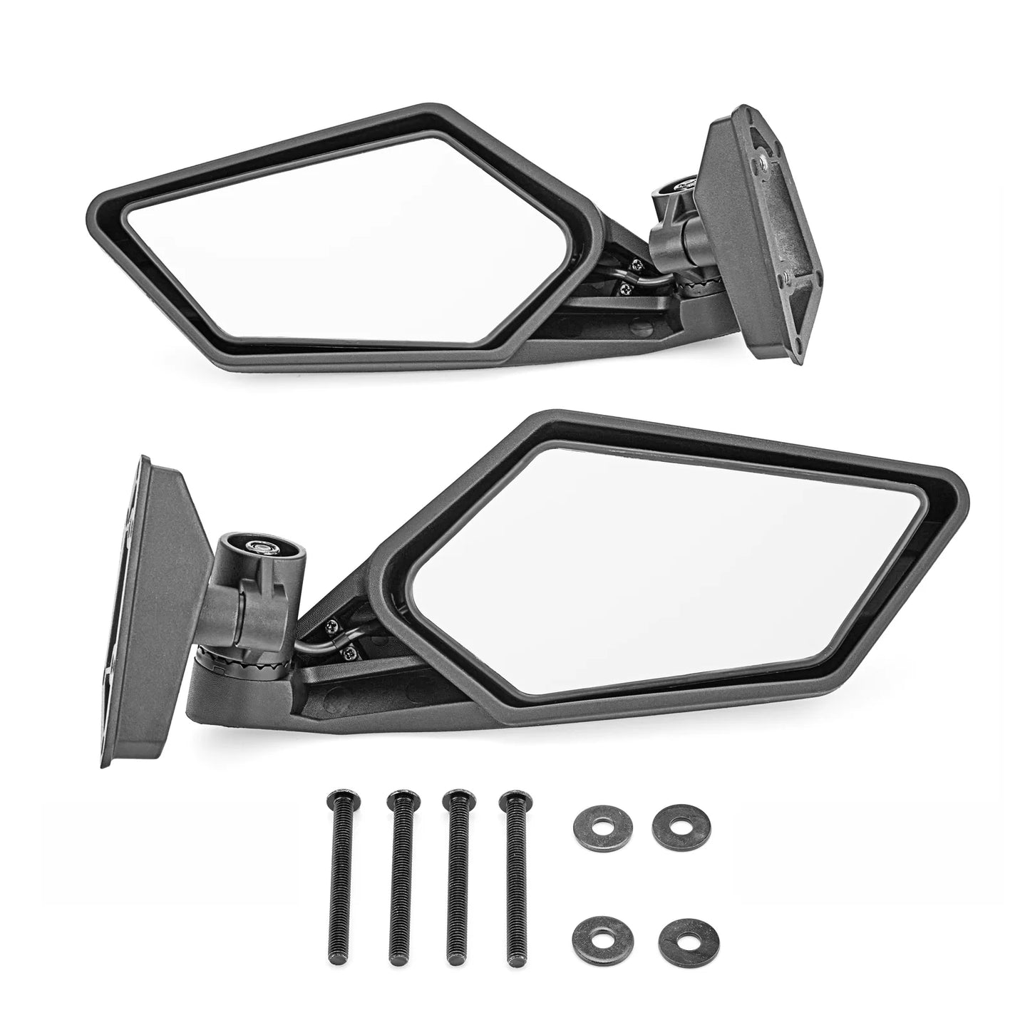 Weisen - new 360° adjustable racing side rear view mirrors for can-am maverick x3 max rs turbo 2017-2022 | upgrade style