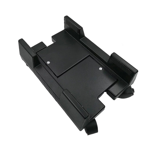 Cpu holder mobile computer stand ,rolls for premium fits most computer cases , felts pads on clamps black