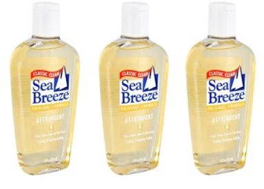 3 pack - sea breeze astringent original formula, classic clean 10 oz