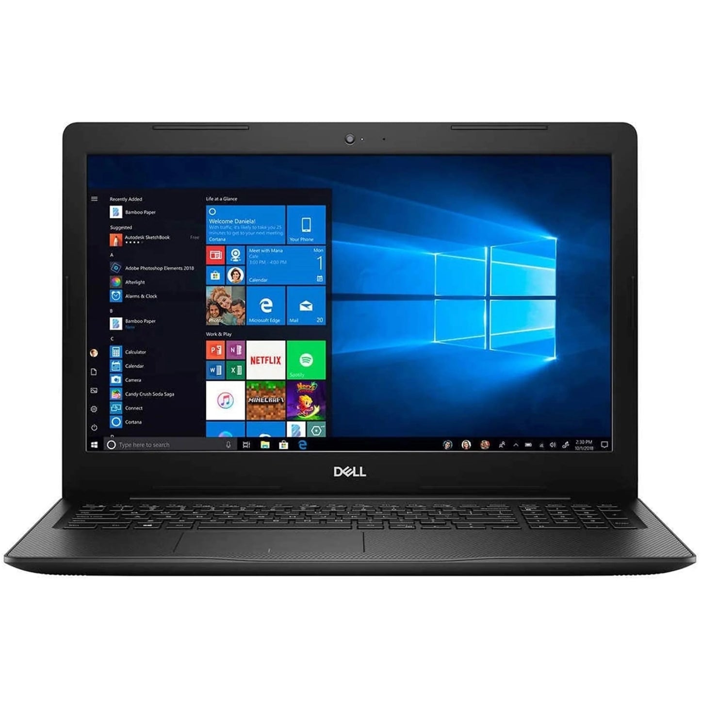 Dell inspiron 3505 15.6" 8gb 512gb ssd amd ryzen™ 7 3700u 2.2ghz win10p, accent black