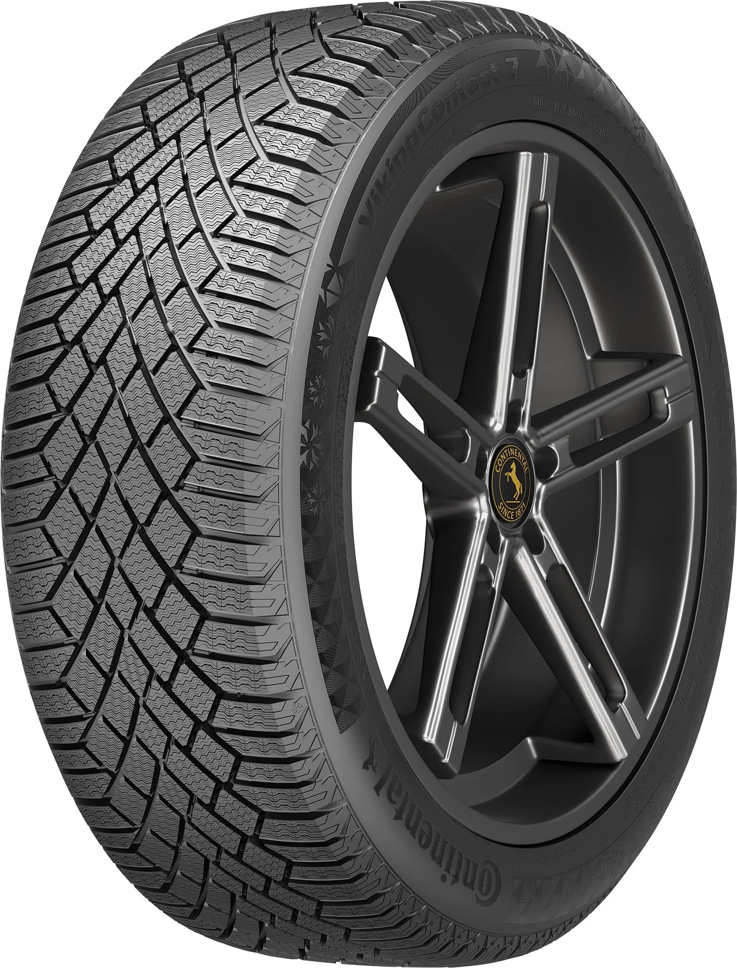 (qty: 4) 195/65r15xl continental viking contact 7 95t tire