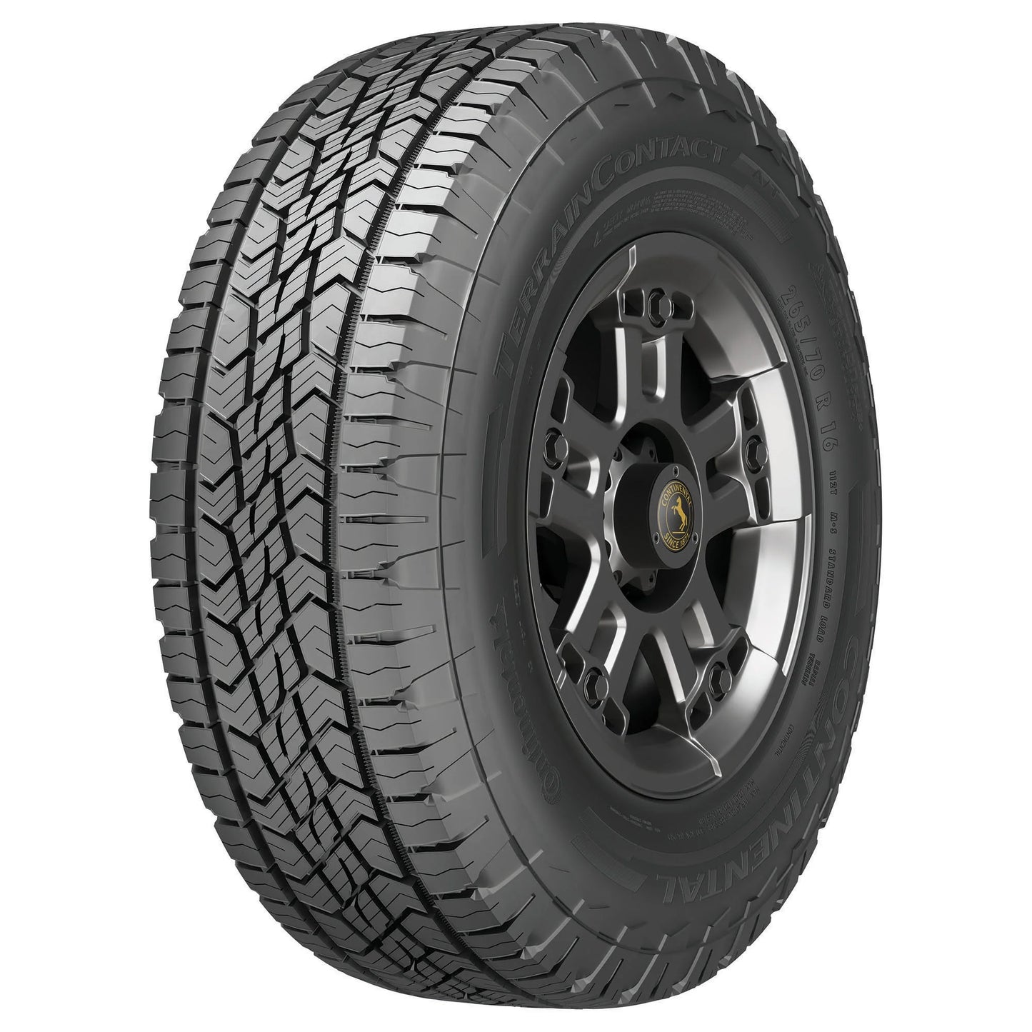 Continental terraincontact a/t all terrain 265/65r18 114t light truck tire