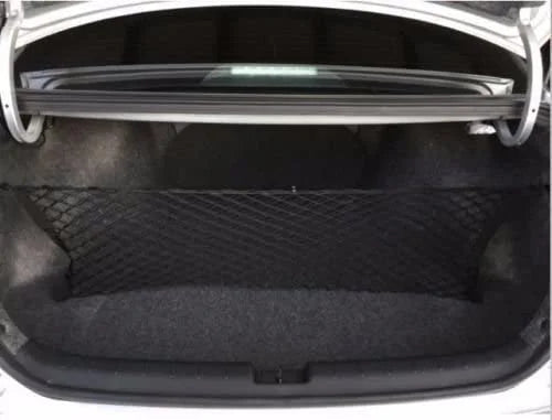 Envelope style automotive elastic trunk mesh cargo net for honda accord 2013-2022- premium trunk organizer and storage - luggage net for sedan