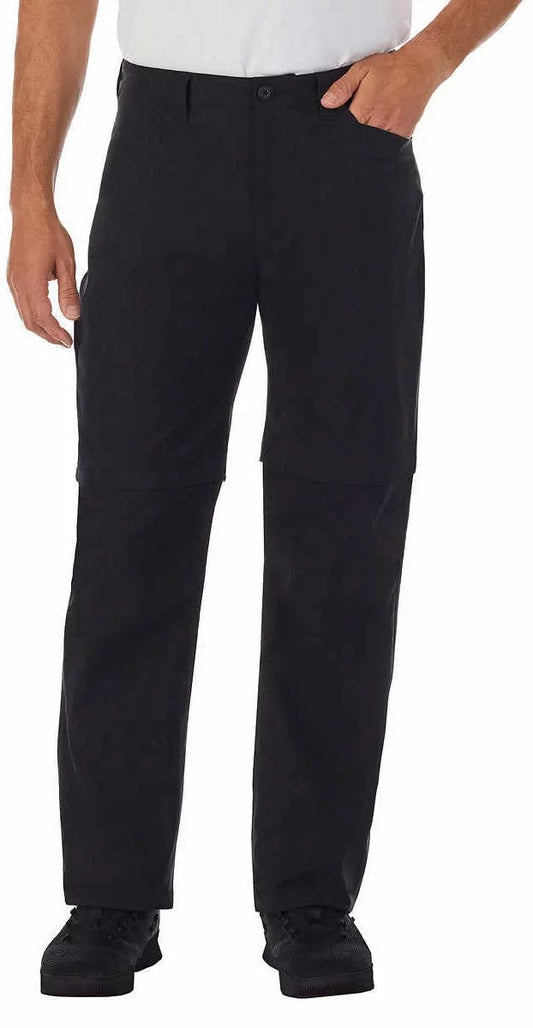 Eddie bauer mens lightweight convertible pant (black 34x32)