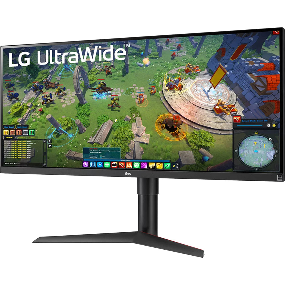 Open box lg 34wp65g-b ultrawide monitor 34" 21:9 full hd (2560 x 1080) ips display, vesa displayhdr 400, amd freesync, height and tilt adjustable stand - black