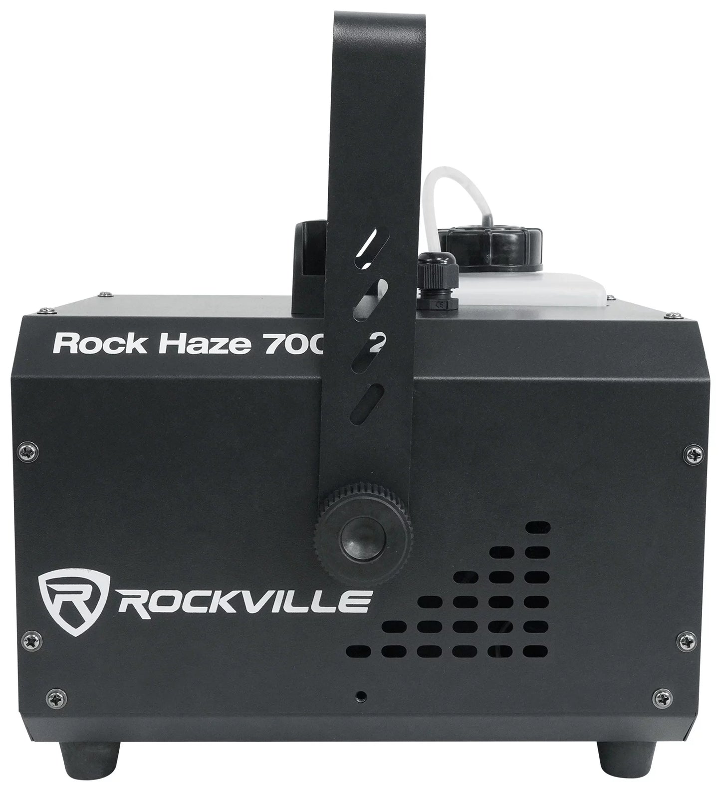 Rockville rockhaze 700 cfm dmx haze machine water based dj/club hazer and (2) remotes