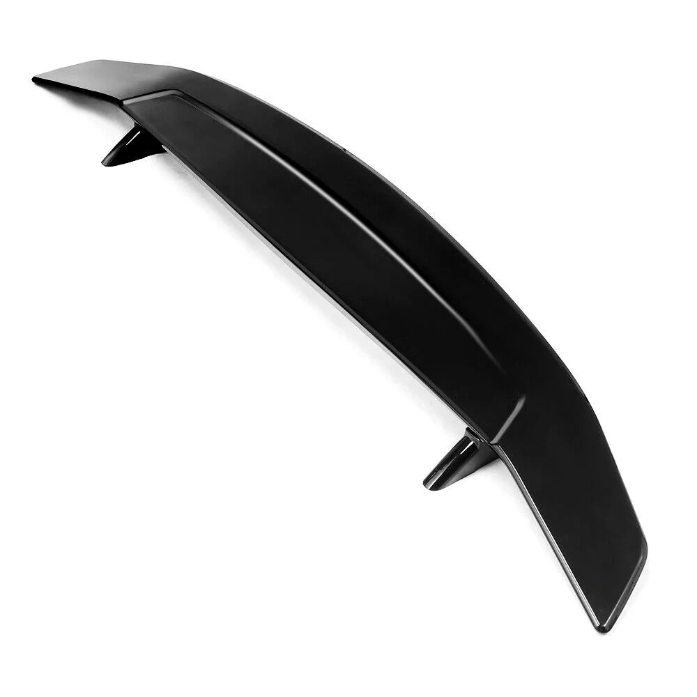 For 2016-2021 honda civic sedan trunk spoiler wing lip glossy black brake light