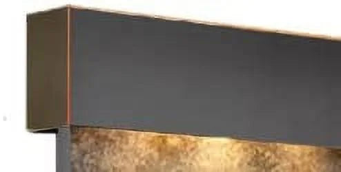 Adagio ofs1504 olympus falls-square-blackened copper-multi-color natural slate wall fountain