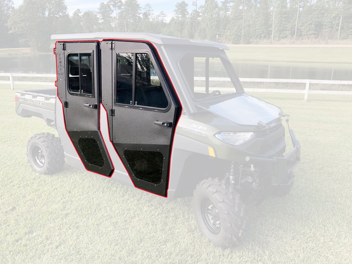 Fits polaris 19-23 ranger crew 1000xp 1000 xp steel doors only for cab enclosure