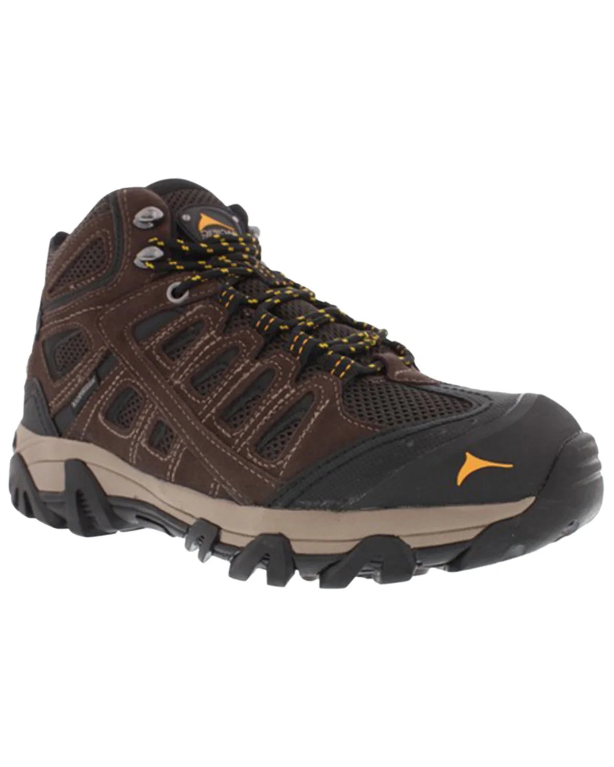 Pacific mountain men's blackburn mid lace-up waterproof hiking boot chocolate 9 d(m) us