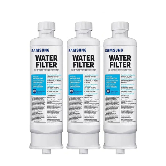 3 pack da97-17376b,da97-08006c,haf-qin,haf-qin/exp refrigerator water filter replacement