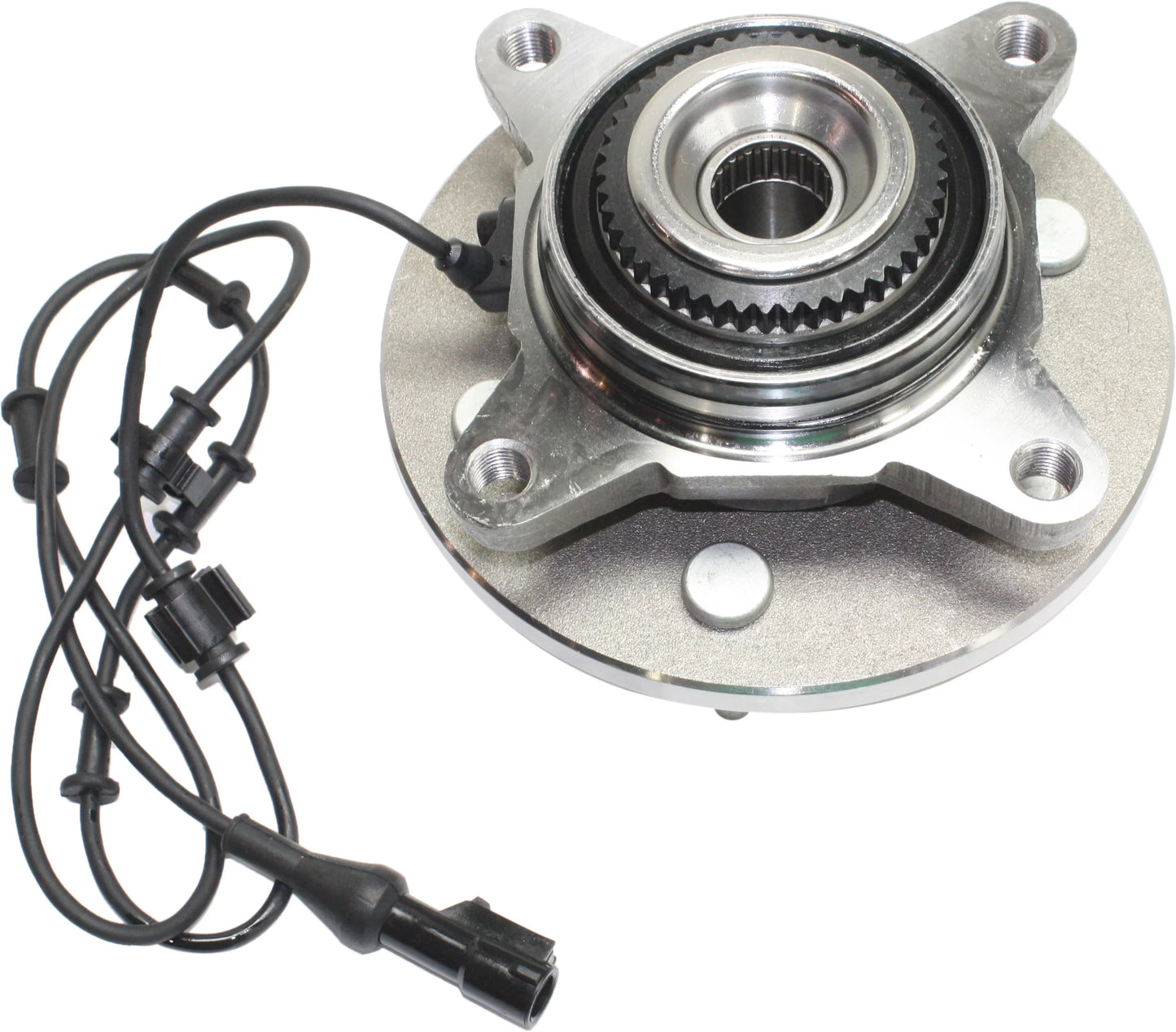 Front side wheel hub with bearing 6 x 5.31 in. bolt pattern four wheel drive fits 2000-2006 ford expedition eddie bauer 8 cyl 4.6l