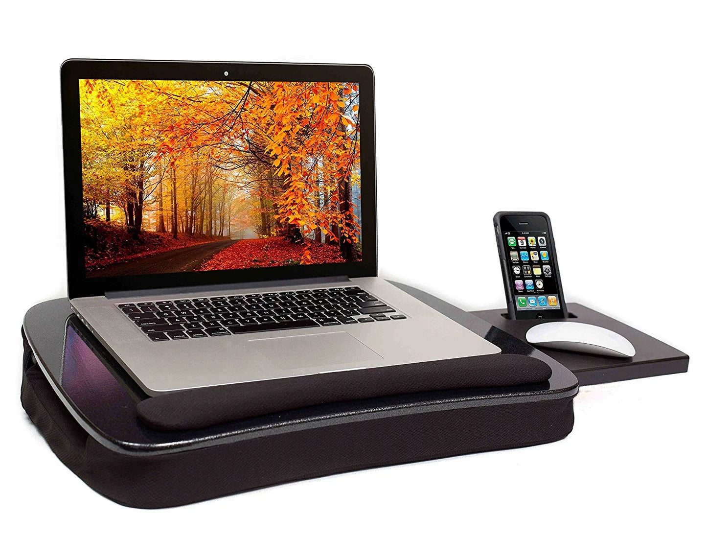 Sofia + sam multi-tasking memory foam lap desk - silver