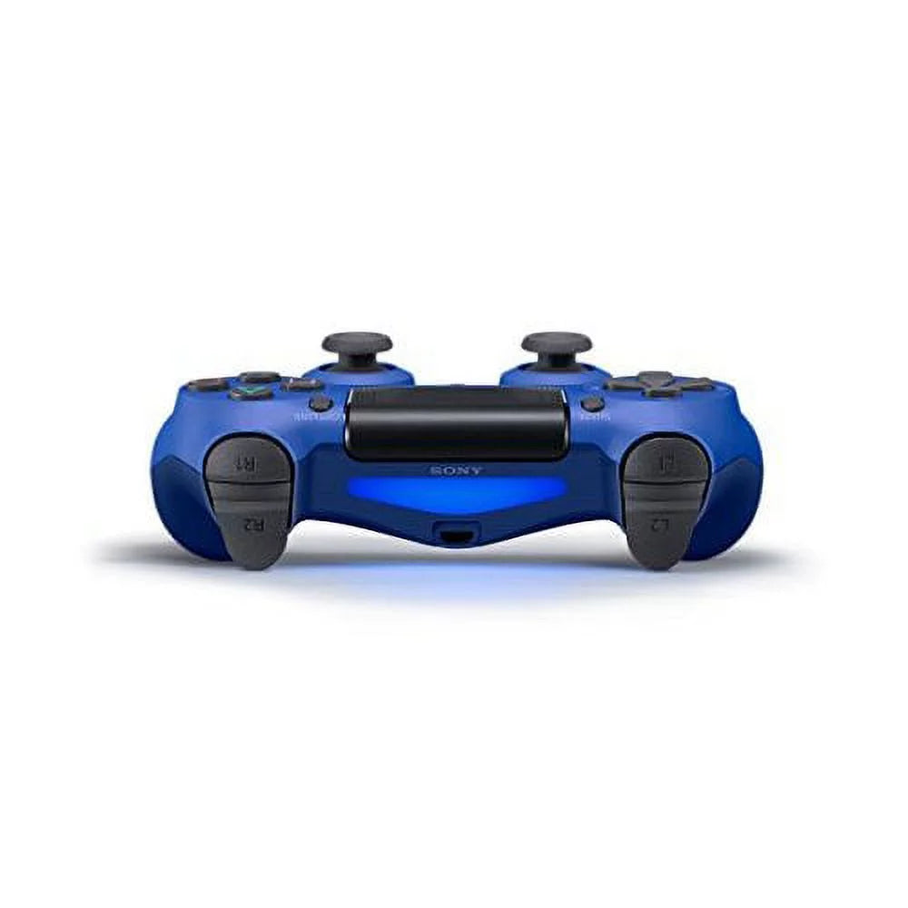 Restored dualshock 4 wireless controller for playstation 4 ps4 wave blue (refurbished)