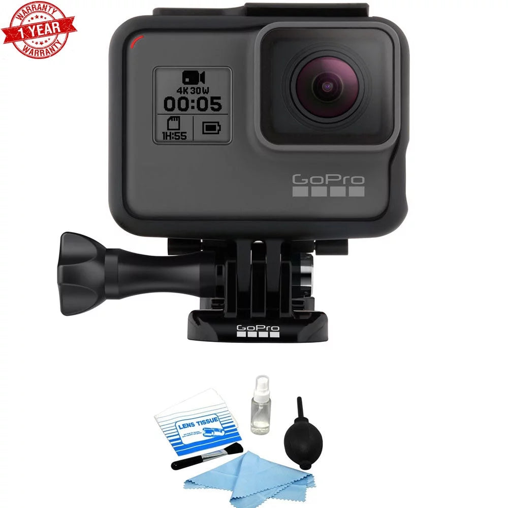 Gopro hero5 black + cleaning kit + warranty