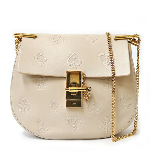 Pre-owned chloé chloe shoulder bag beige ladies (fair)