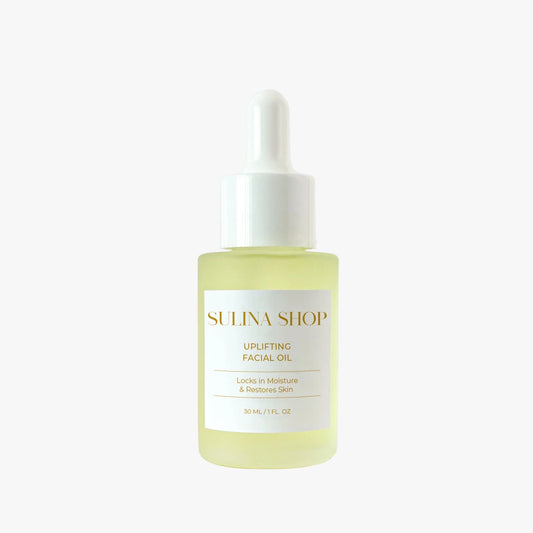 Sulina shop uplifting facial oil - anti-aging moisturizing skin care oil made with grapeseed, pomegranate, marula, baobab, fruit & seed oil - cruelty-free, paraben free - 30ml