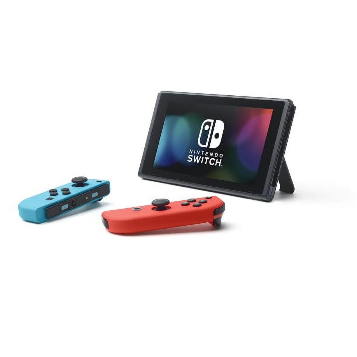 Nintendo switch with blue & red joy-con, mario kart 8 deluxe & 3 month membership bundle with ptech spinner