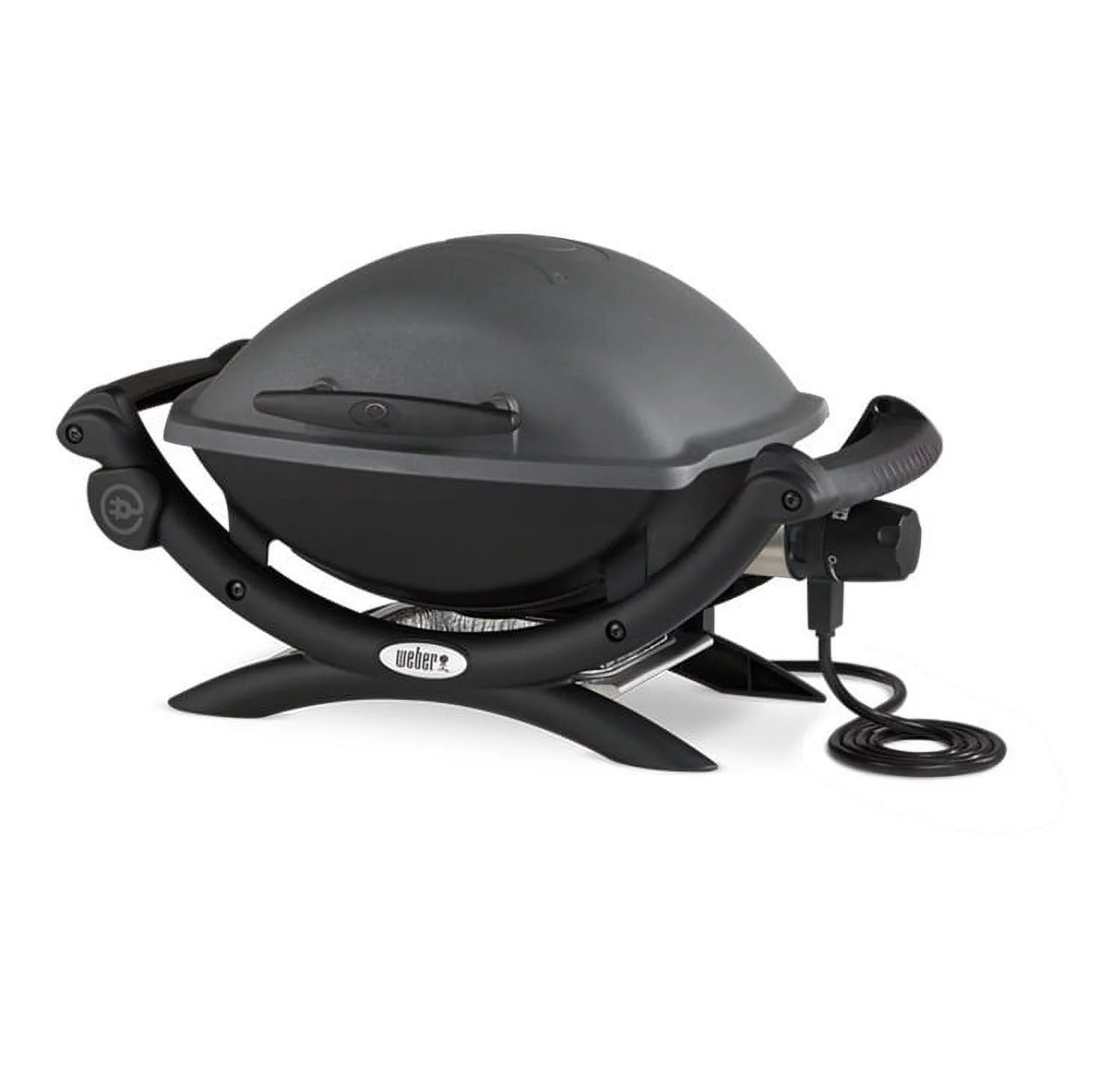 Weber q 1400 electric grill (black) with grill cover