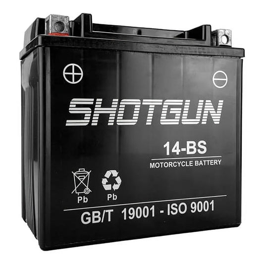 Shotgun ytx14-bs replacement powersports battery for bmw 2017 2018 r nine t pure