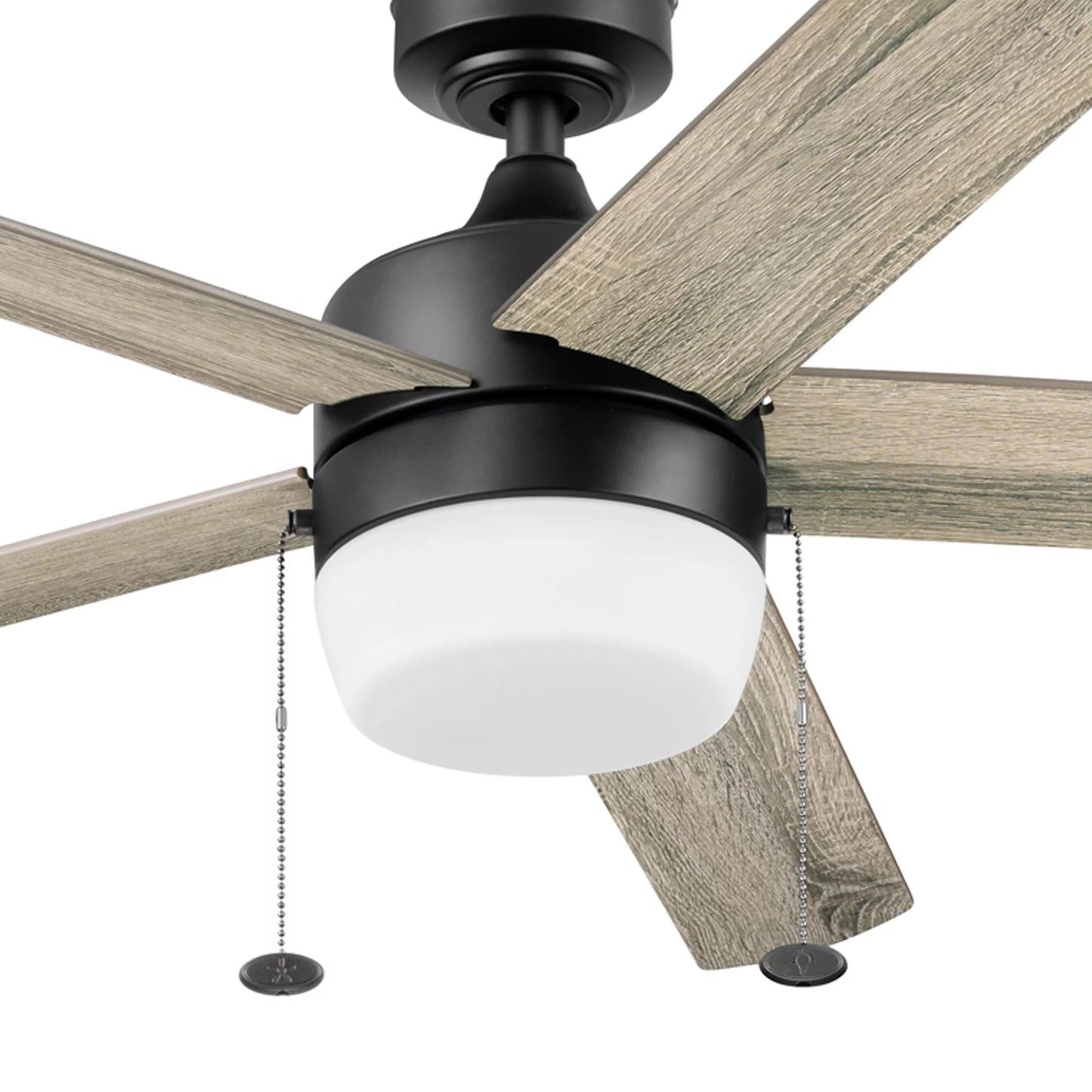 Better homes & gardens 52" pearce black indoor ceiling fan with light, adjustable color temperature & reverse airflow