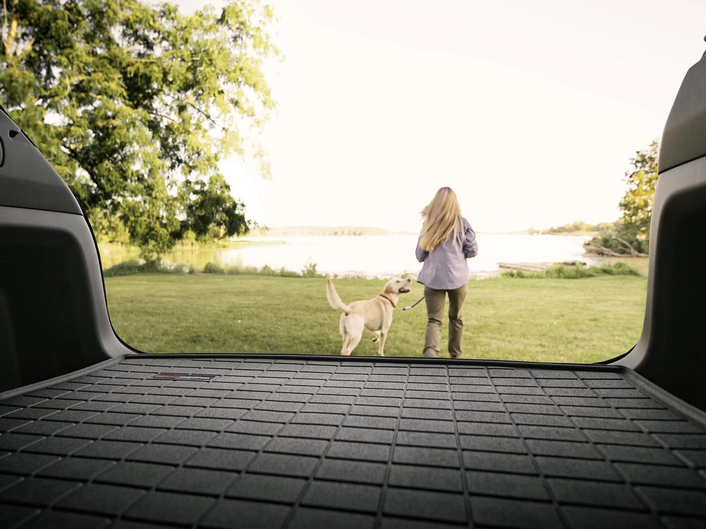 Weathertech cargo trunk liner compatible with 2005-2010 honda odyssey - behind 3rd row seating, black