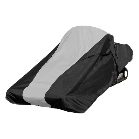 600 denier full fit snowmobile travel and storage cover compatible for the 2007-2009 arctic cat model m1000 snopro 153 snowmachine sled.