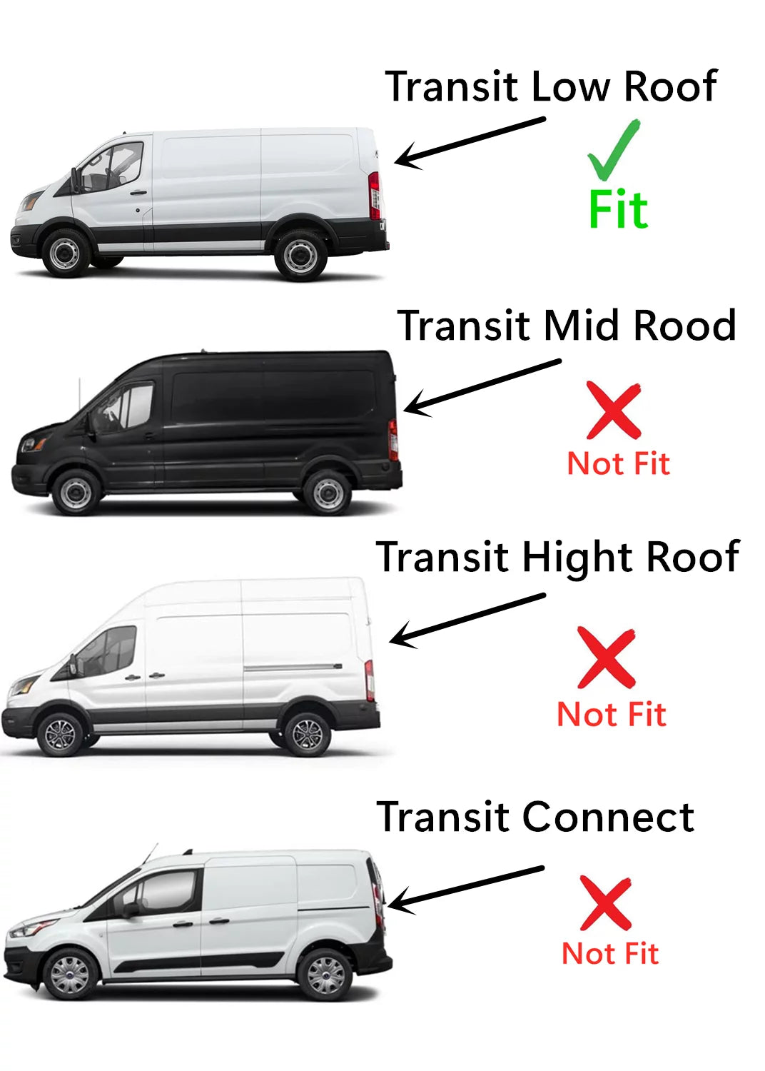 Driver left side front door window door glass compatible with ford transit 83.2" low-roof van 2015-2022 models