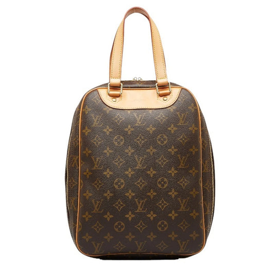 Pre-owned louis vuitton monogram excursion handbag m41450 brown pvc leather women's louis vuitton (good)