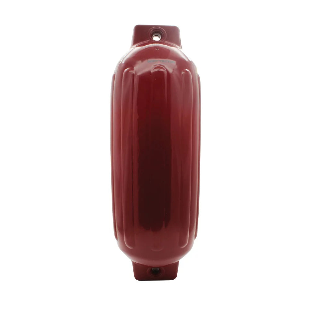 Extreme max 3006.7709 boattector inflatable fender - 8.5" x 27", cranberry