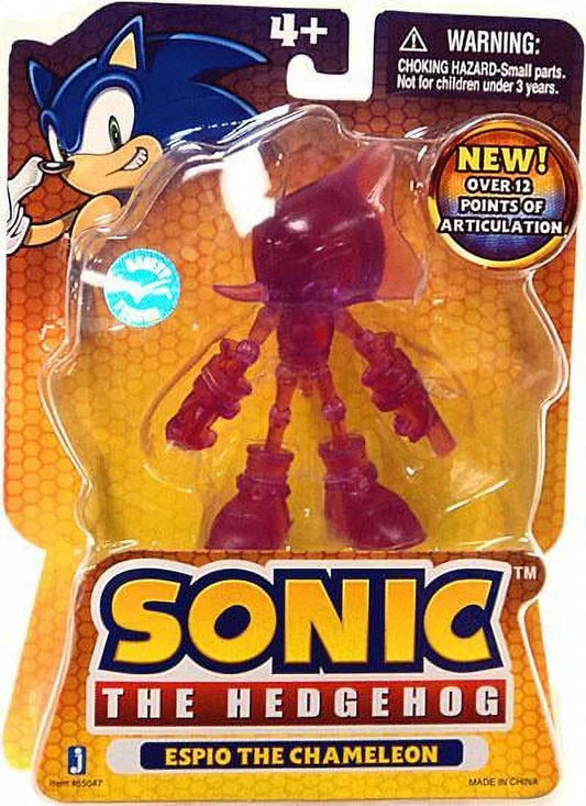 Sonic the hedgehog espio the chameleon 3.5" action figure [translucent]