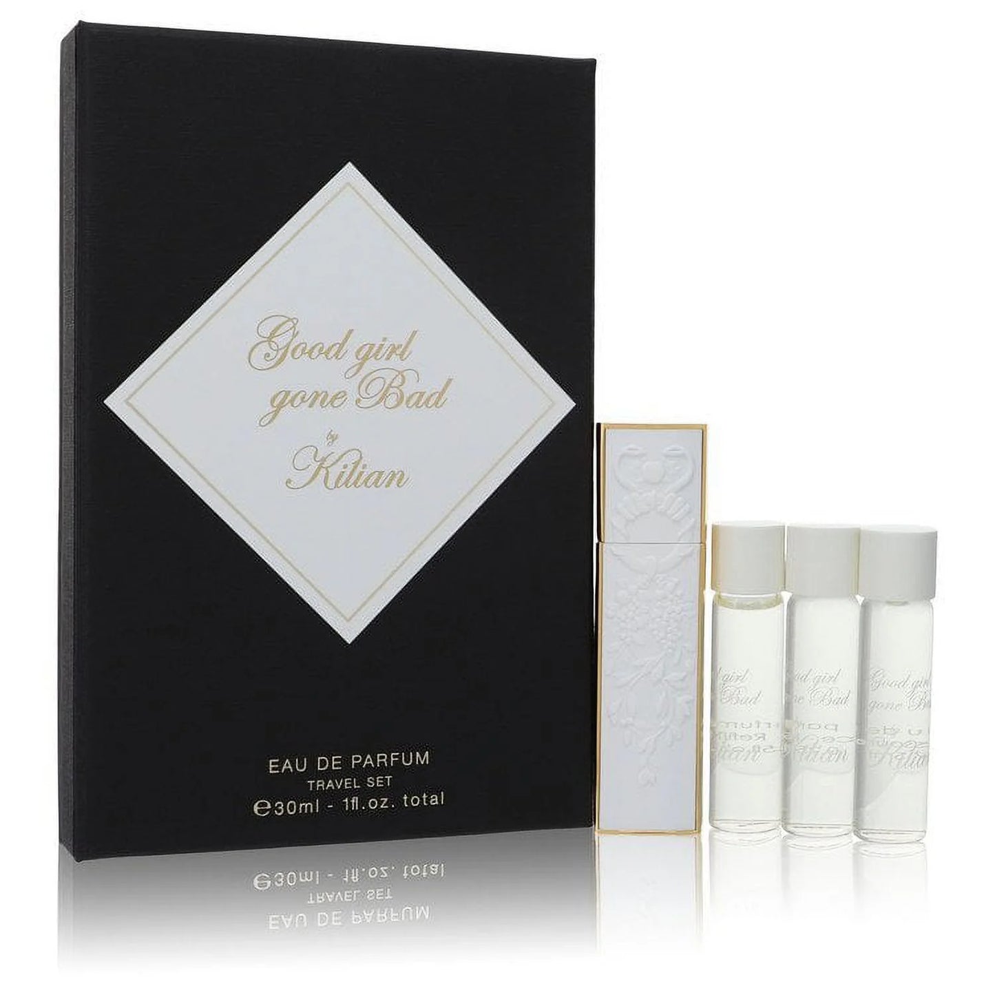 Good girl gone bad by kilian 4 x 0.25 oz travel spray includes 1 white travel spray with 4 refills 4 x.25 oz