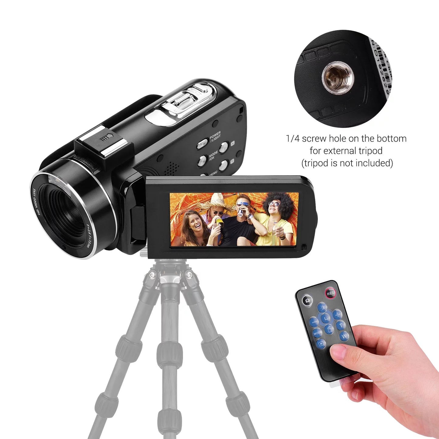 Andoer-2 video camera,inch ips monitor ips monitor burst 3.0 inch ips monitor burst function dv professional video 4k  handheld camera 3.0 inch video camera ainn