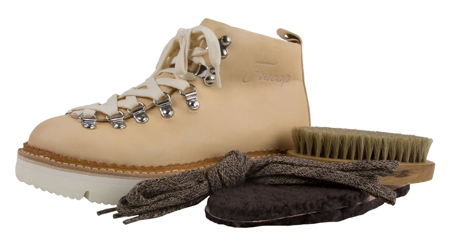 Ronnie fieg x fracap limited edition women's scarponcino boots, ivory, us 5