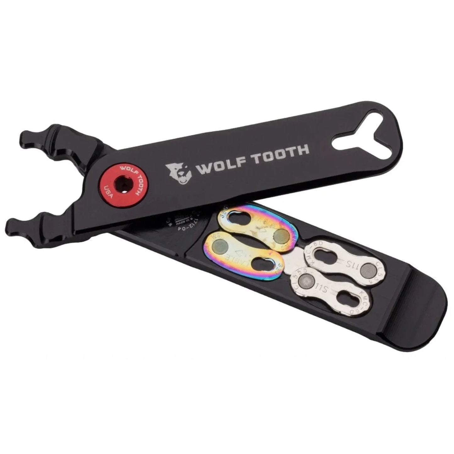 Wolf tooth components combo masterlink pliers multi-tool black w/ black bolt