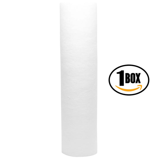 Box of replacement for h2o distributors ucf-02-38-usa polypropylene sediment filter - universal 10-inch 5-micron cartridge for h2o distributors dual stage under sink system - denali pure brand