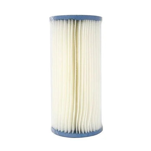 Package of 5  harmsco hb-10-5w calypso filter cartridge, blue