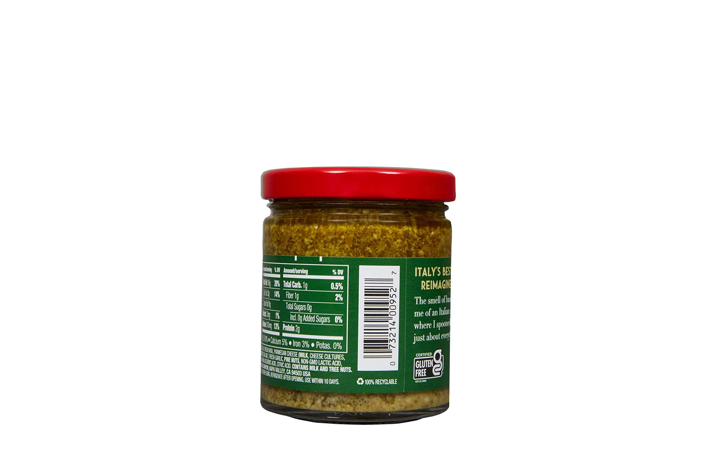 G l mezzetta sauce, basil pesto, 6.25-ounce (pack of 6)